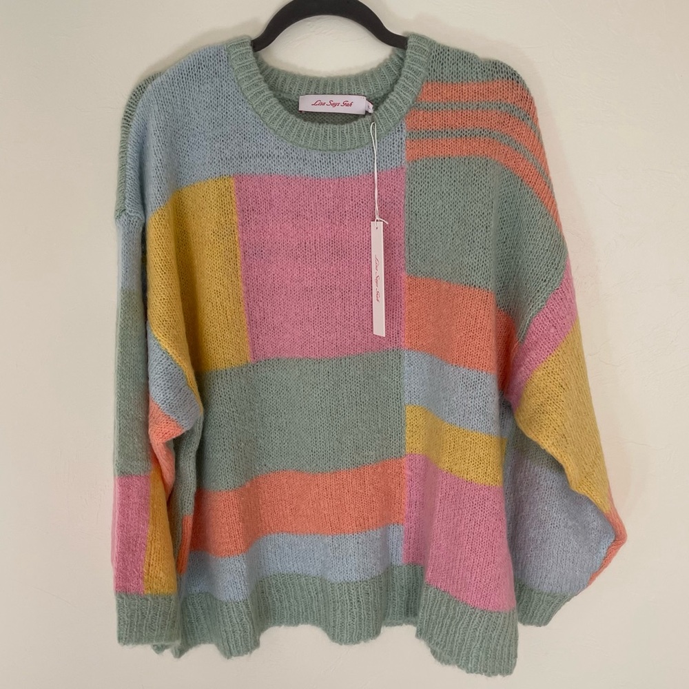 Lisa Says Gah Colorful Sweater